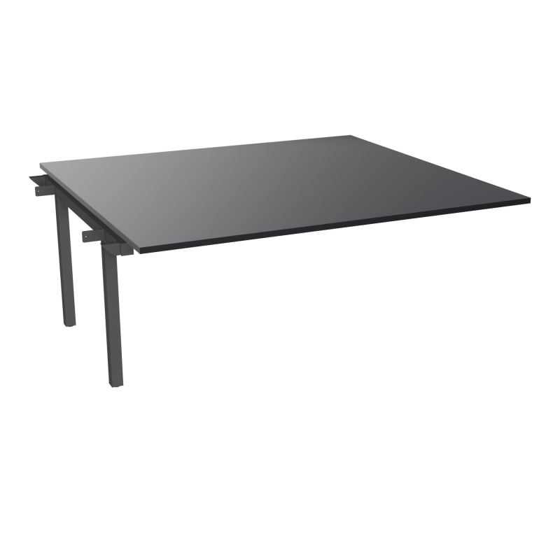 BUREAU ARIAL T SUI RECT L180XP165 EP25 PIED INTERMED.CARRE 165 FX  R9 SC