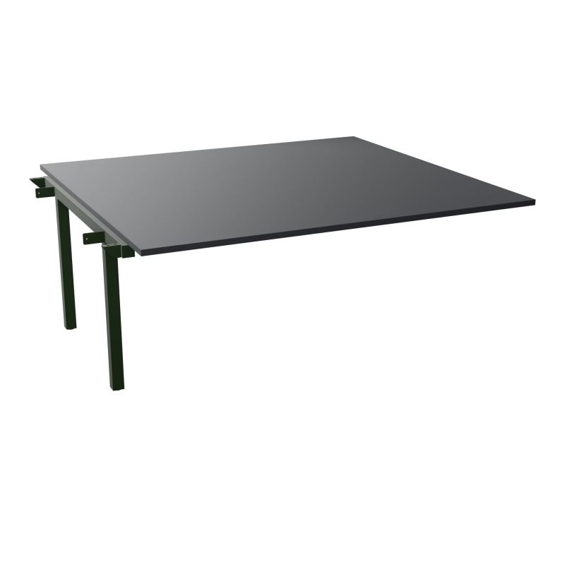 BUREAU ARIAL T SUI RECT L180XP165 EP25 PIED INTERMED.CARRE 165 FX  R9 ST