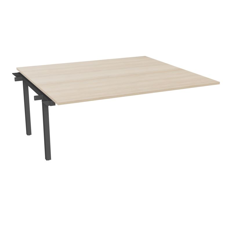 BUREAU ARIAL T SUI RECT L180XP165 EP25 PIED INTERMED.CARRE 165 FX RZ SC