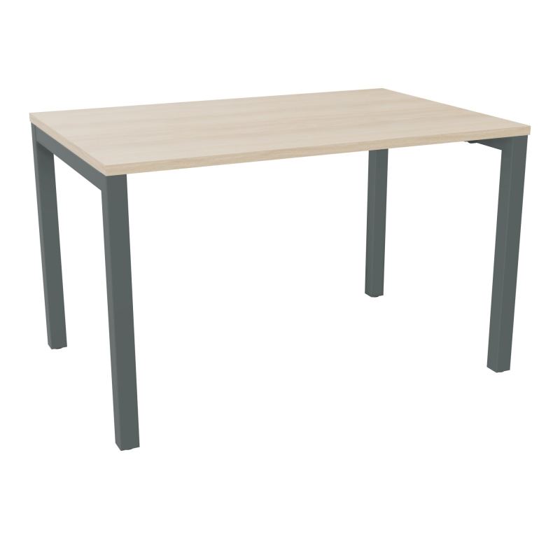 BUREAU ARIAL T RECT L120XP80EP25 PIED CARRE ARCHE FX RZ SU