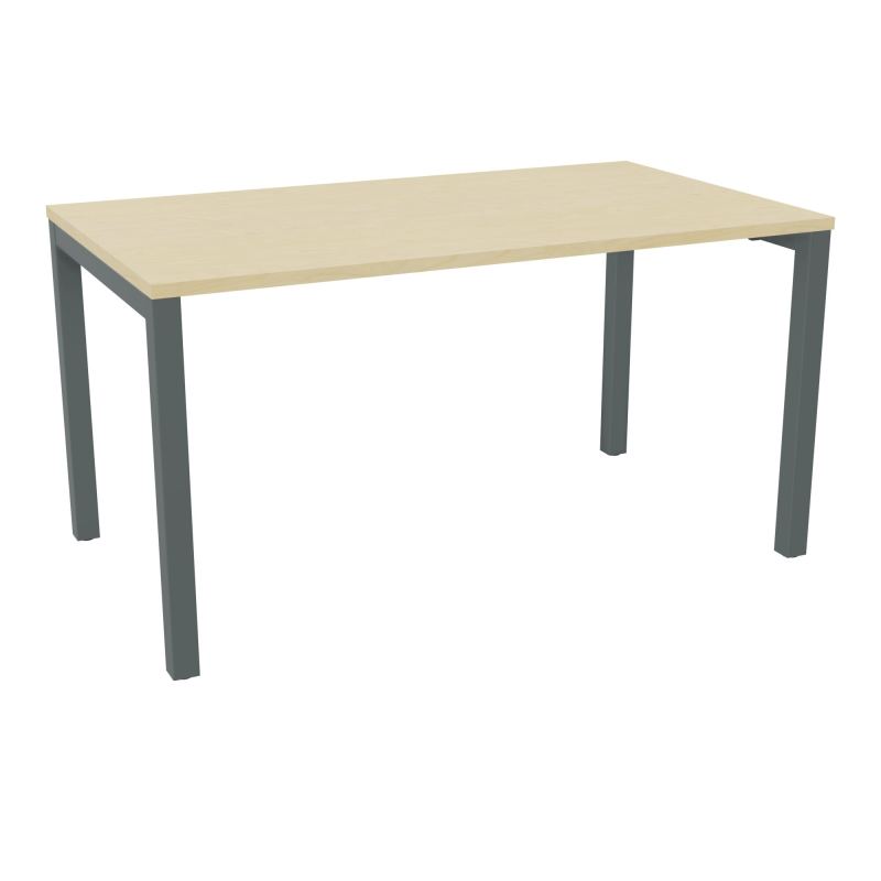 BUREAU ARIAL T RECT L140XP80EP25 PIED CARRE ARCHE FX N8 SU