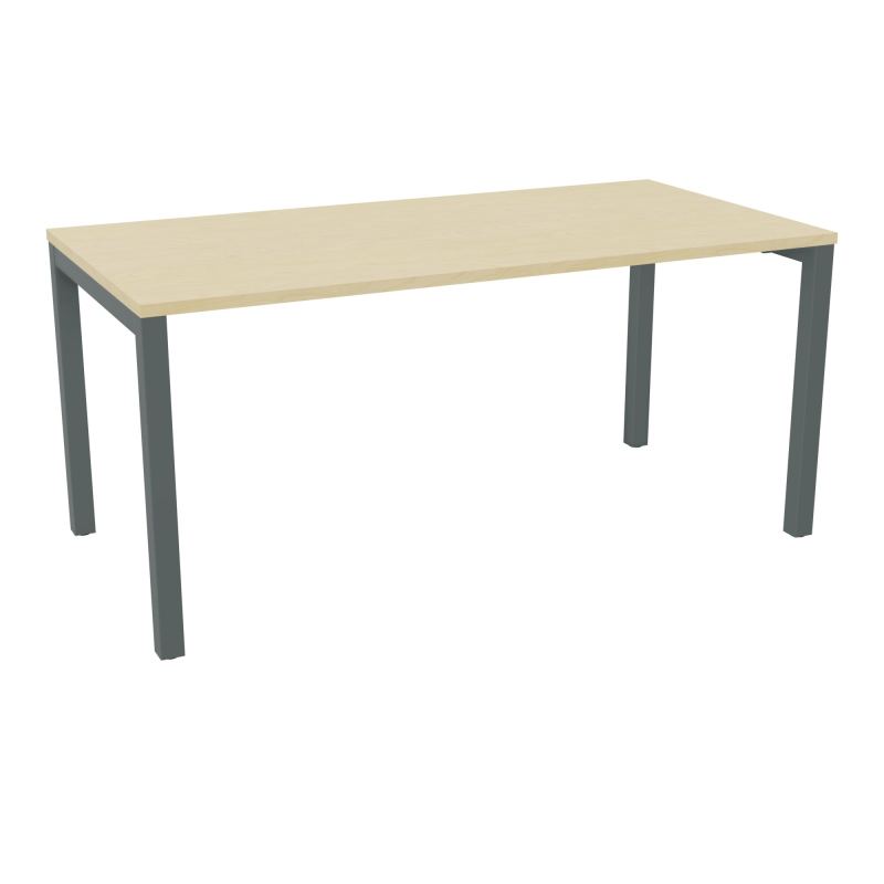 BUREAU ARIAL T RECT L160XP80EP25 PIED CARRE ARCHE FX N8 SU