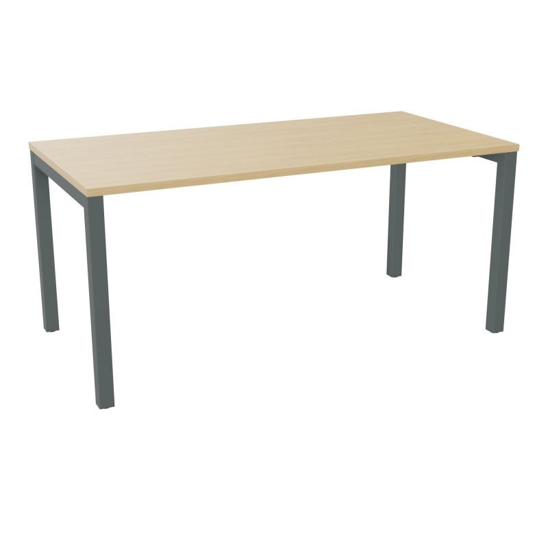BUREAU ARIAL T RECT L160XP80EP25 PIED CARRE ARCHE FX  R1 SU