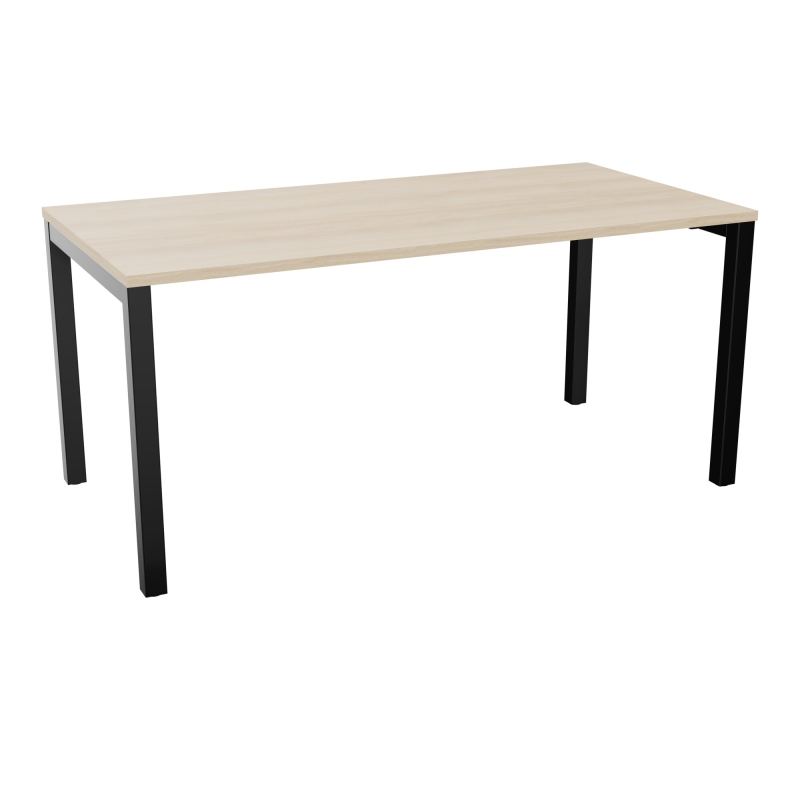 BUREAU ARIAL T RECT L160XP80EP25 PIED CARRE ARCHE FX RZ SG
