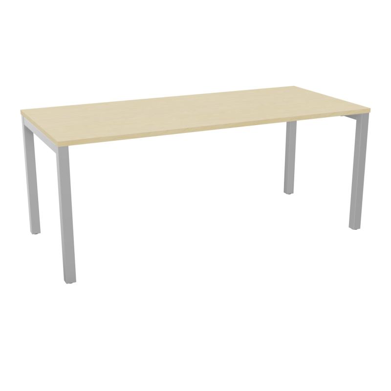 BUREAU ARIAL T RECT L180XP80EP25 PIED CARRE ARCHE FX N8 SA