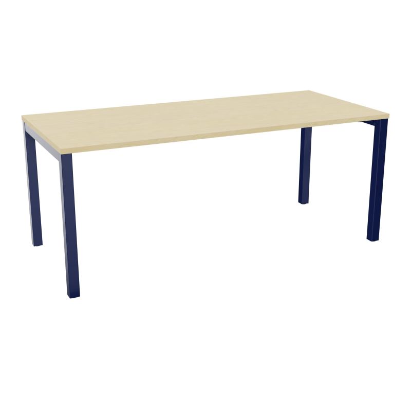 BUREAU ARIAL T RECT L180XP80EP25 PIED CARRE ARCHE FX N8 X4