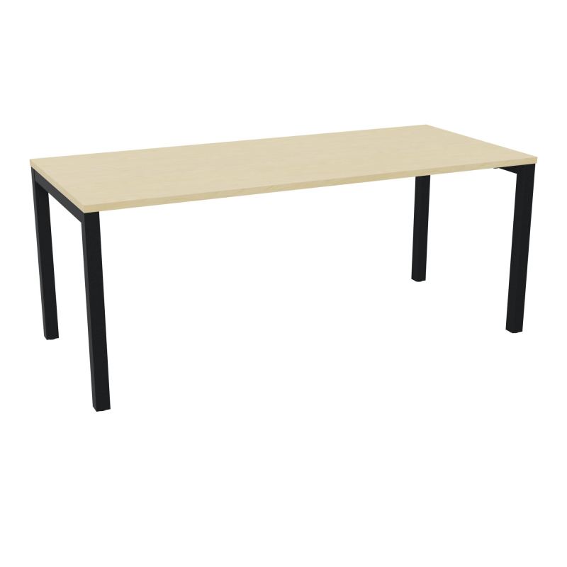 BUREAU ARIAL T RECT L180XP80EP25 PIED CARRE ARCHE FX N8 ZP