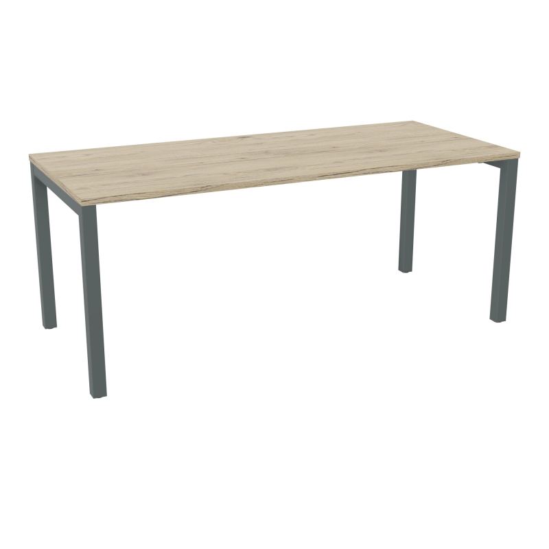 BUREAU ARIAL T RECT L180XP80EP25 PIED CARRE ARCHE FX R3 SU