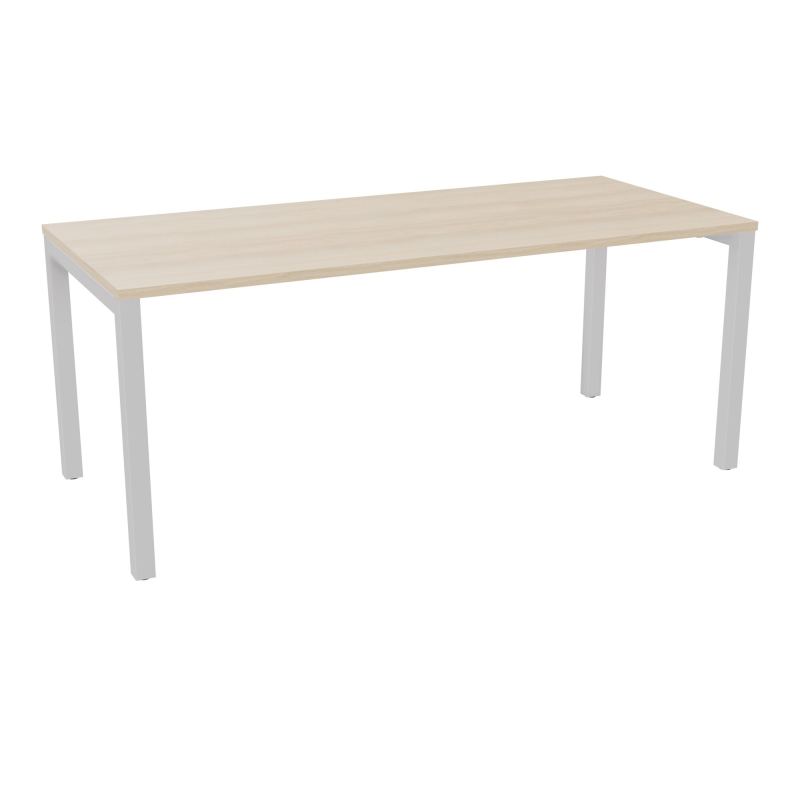 BUREAU ARIAL T RECT L180XP80EP25 PIED CARRE ARCHE FX RZ SD
