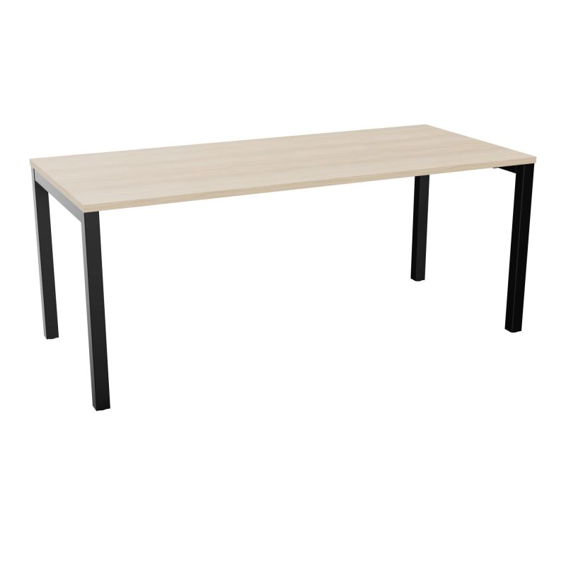 BUREAU ARIAL T RECT L180XP80EP25 PIED CARRE ARCHE FX RZ SG