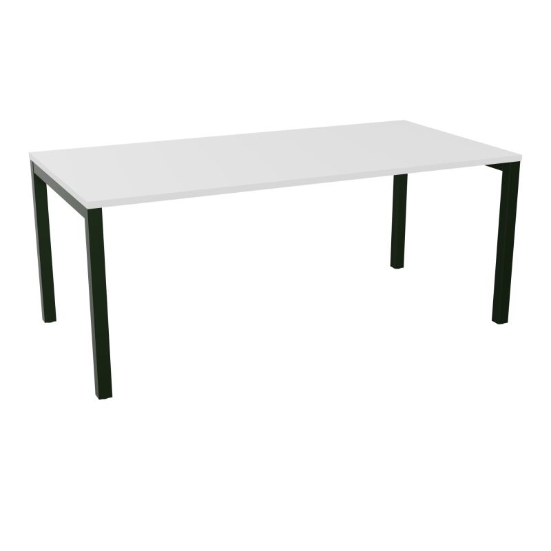 BUREAU ARIAL T RECT L180 P90EP25 PIED CARRE ARCHE FX MG ST