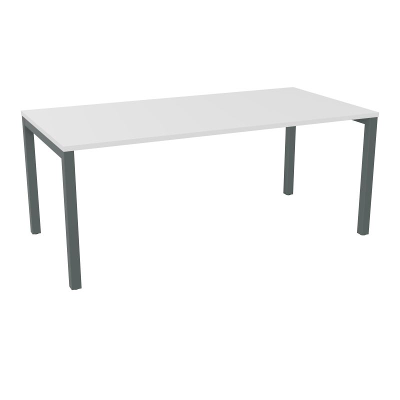 BUREAU ARIAL T RECT L180 P90EP25 PIED CARRE ARCHE FX MG SU