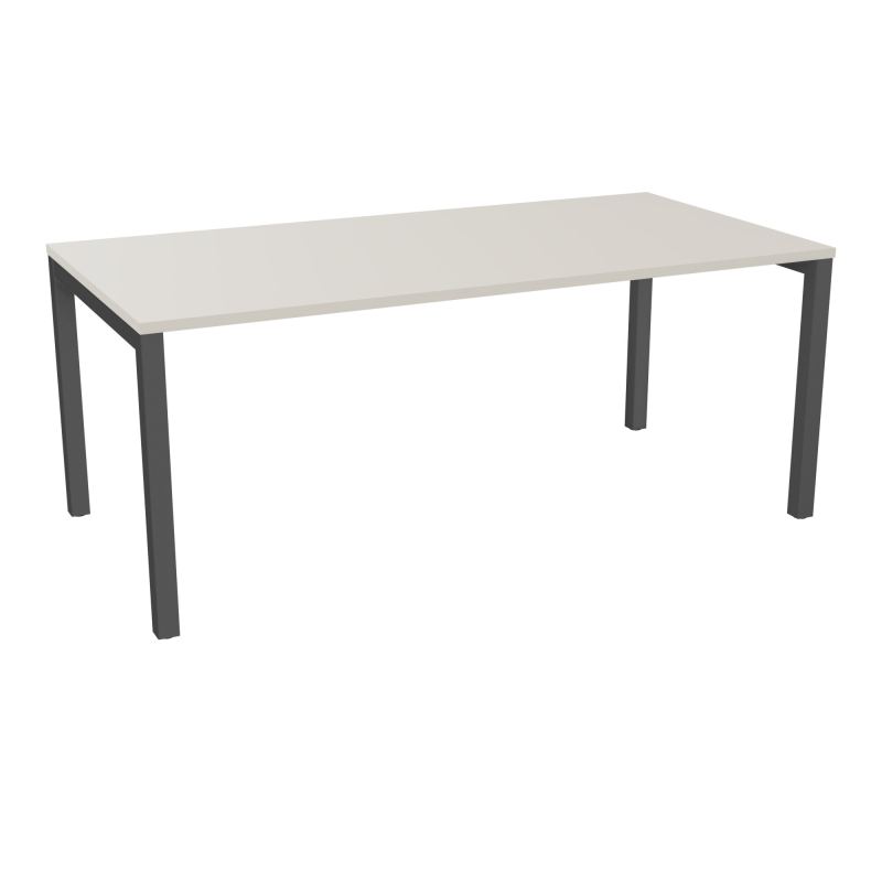 BUREAU ARIAL T RECT L180 P90EP25 PIED CARRE ARCHE FX N5 SC