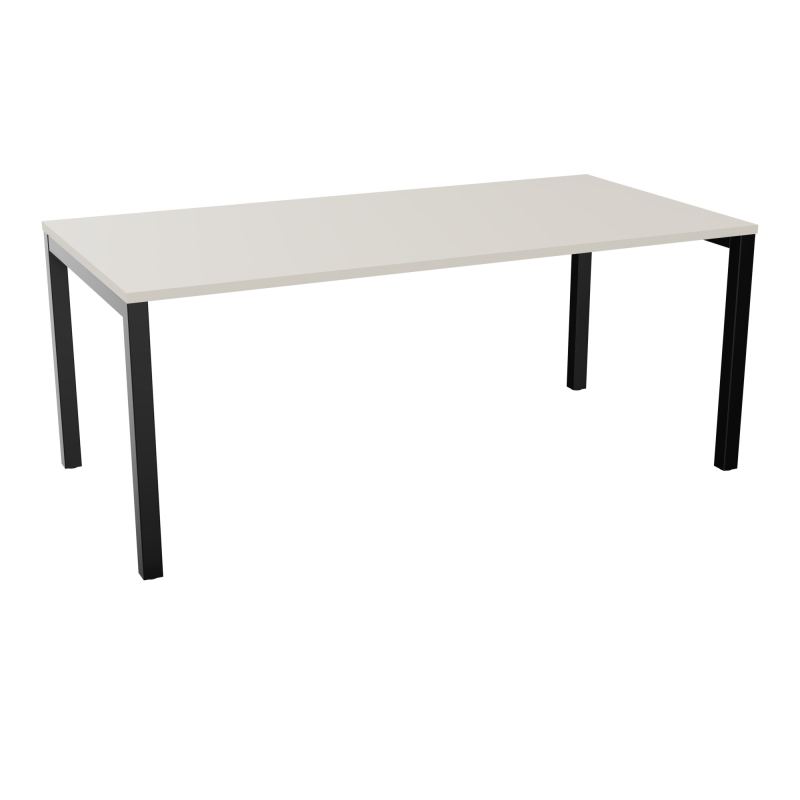 BUREAU ARIAL T RECT L180 P90EP25 PIED CARRE ARCHE FX N5 SG
