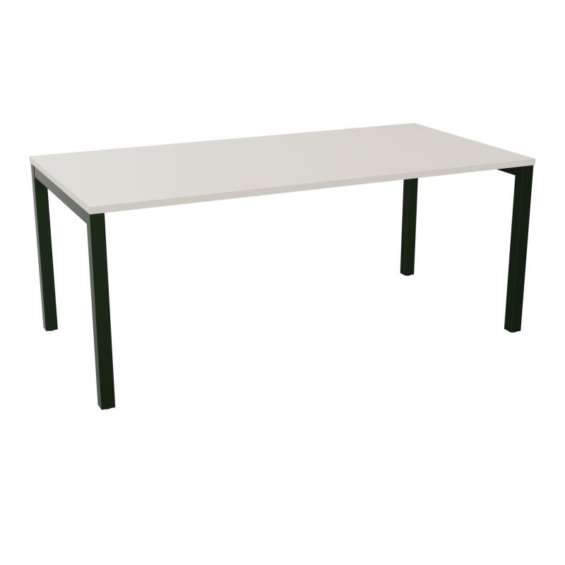BUREAU ARIAL T RECT L180 P90EP25 PIED CARRE ARCHE FX N5 ST