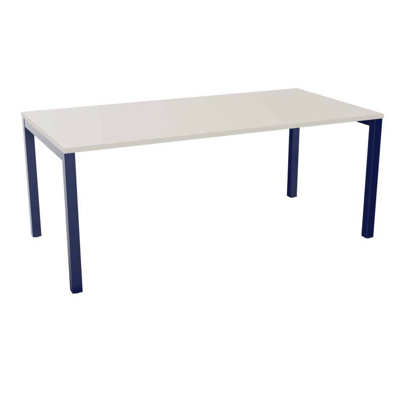BUREAU ARIAL T RECT L180 P90EP25 PIED CARRE ARCHE FX N5 X4