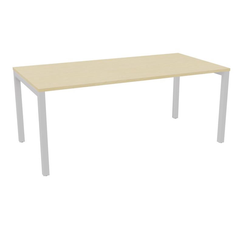 BUREAU ARIAL T RECT L180 P90EP25 PIED CARRE ARCHE FX N8 SD