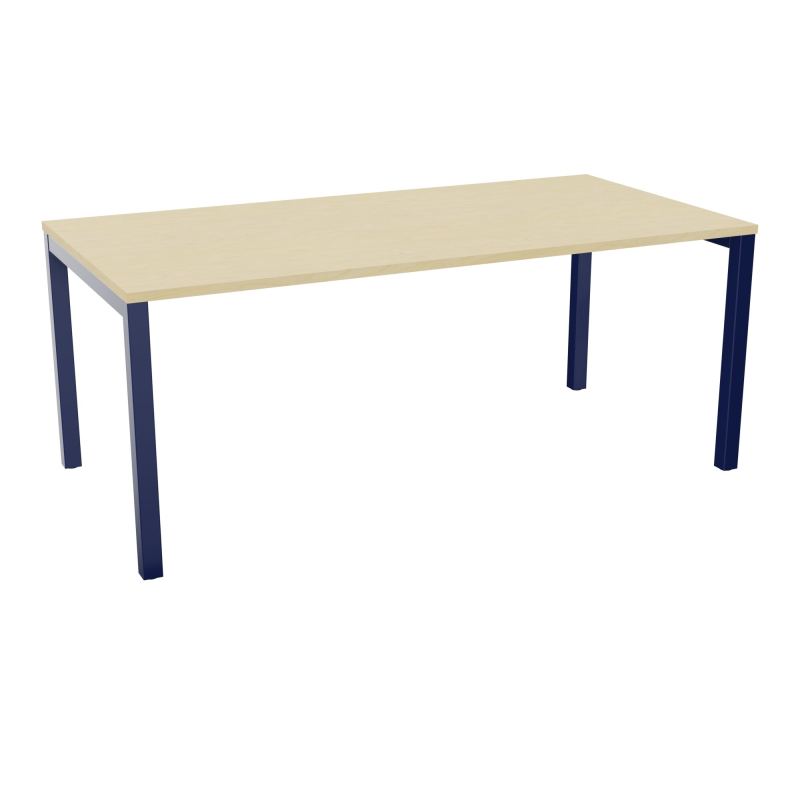 BUREAU ARIAL T RECT L180 P90EP25 PIED CARRE ARCHE FX N8 X4