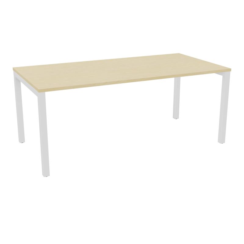 BUREAU ARIAL T RECT L180 P90EP25 PIED CARRE ARCHE FX N8 ZO
