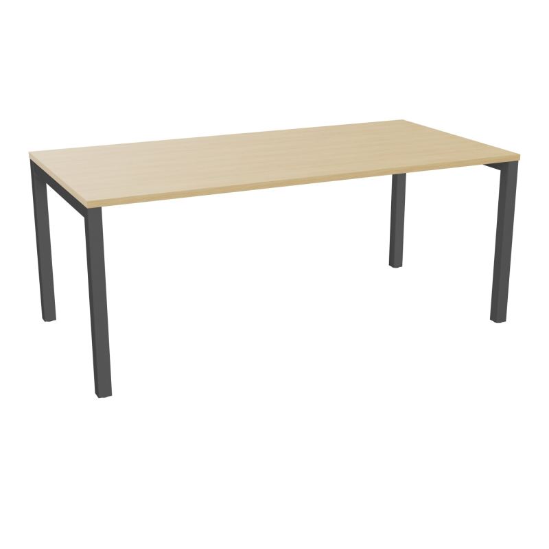 BUREAU ARIAL T RECT L180 P90EP25 PIED CARRE ARCHE FX  R1 SC