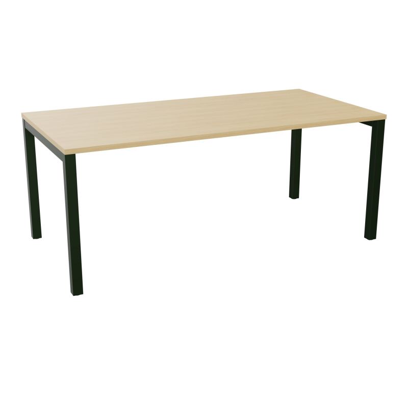 BUREAU ARIAL T RECT L180 P90EP25 PIED CARRE ARCHE FX  R1 ST