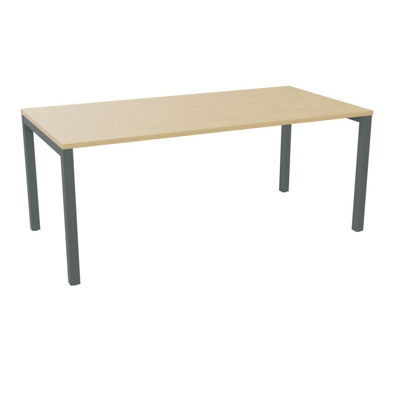 BUREAU ARIAL T RECT L180 P90EP25 PIED CARRE ARCHE FX  R1 SU