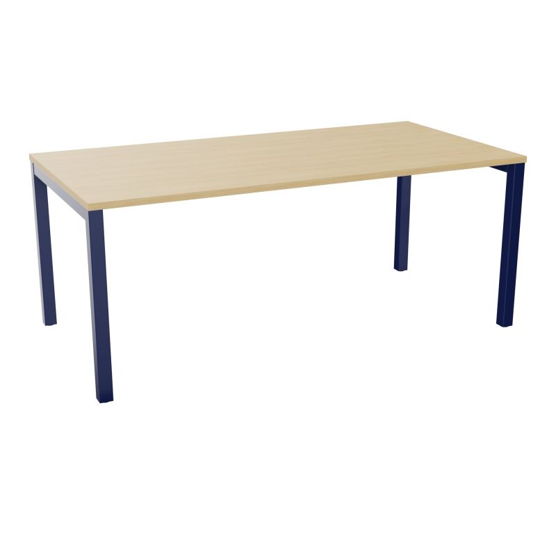 BUREAU ARIAL T RECT L180 P90EP25 PIED CARRE ARCHE FX  R1 X4