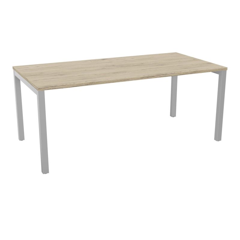 BUREAU ARIAL T RECT L180 P90EP25 PIED CARRE ARCHE FX R3 SA