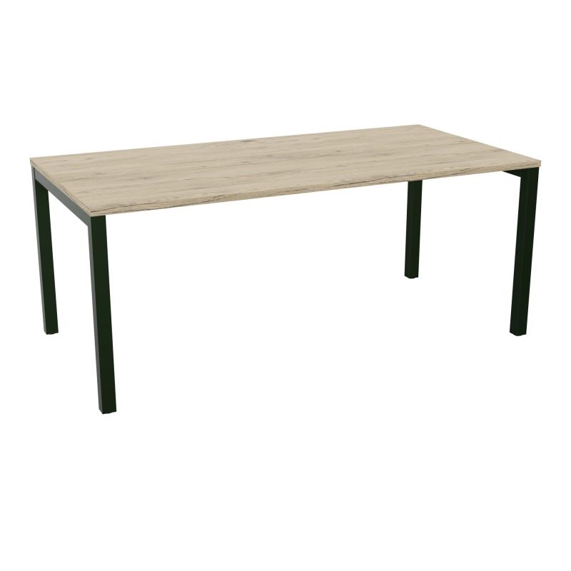 BUREAU ARIAL T RECT L180 P90EP25 PIED CARRE ARCHE FX R3 ST