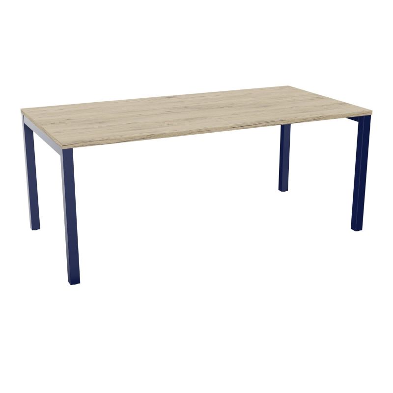 BUREAU ARIAL T RECT L180 P90EP25 PIED CARRE ARCHE FX R3 X4