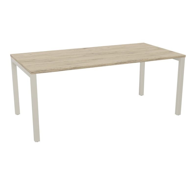 BUREAU ARIAL T RECT L180 P90EP25 PIED CARRE ARCHE FX R3 ZC