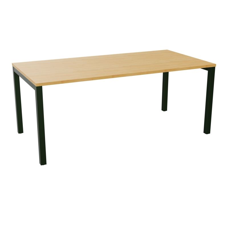 BUREAU ARIAL T RECT L180 P90EP25 PIED CARRE ARCHE FX  R5 ST