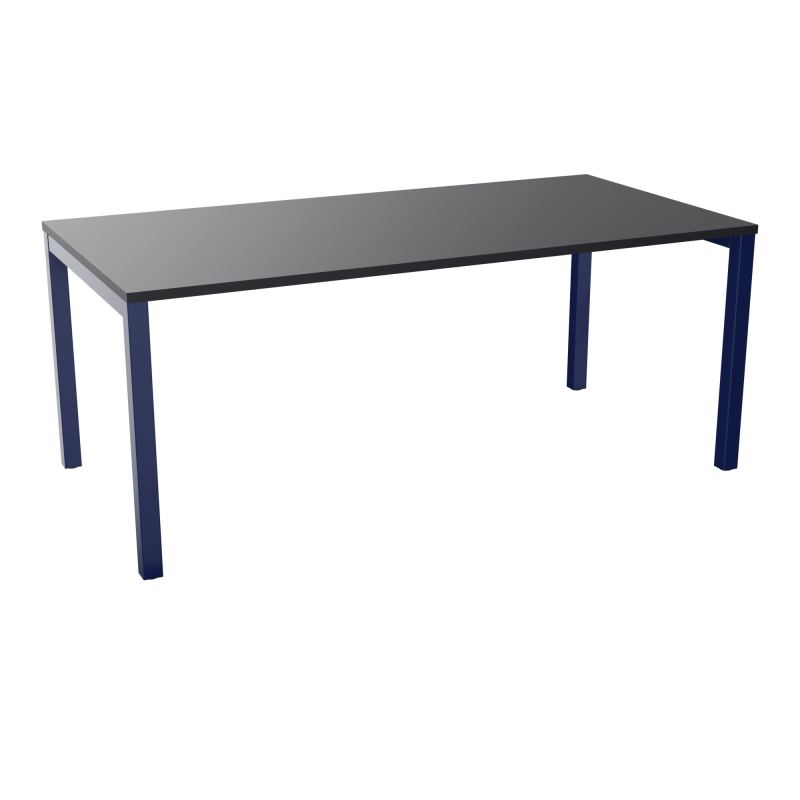 BUREAU ARIAL T RECT L180 P90EP25 PIED CARRE ARCHE FX  R9 X4