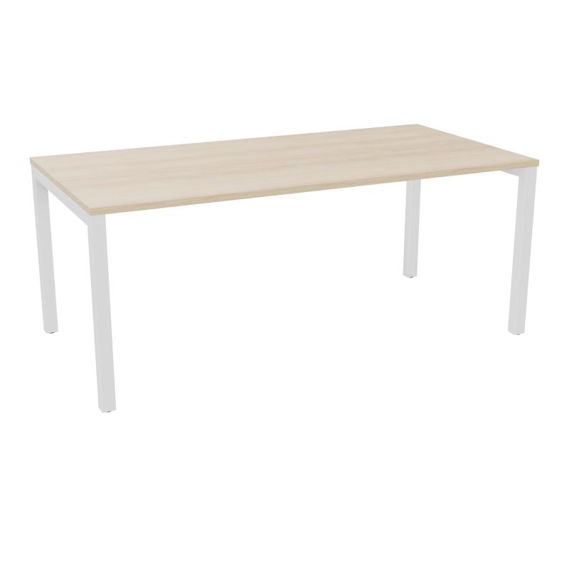 BUREAU ARIAL T RECT L180 P90EP25 PIED CARRE ARCHE FX RZ SO