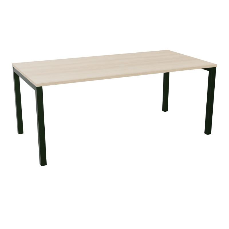 BUREAU ARIAL T RECT L180 P90EP25 PIED CARRE ARCHE FX RZ ST