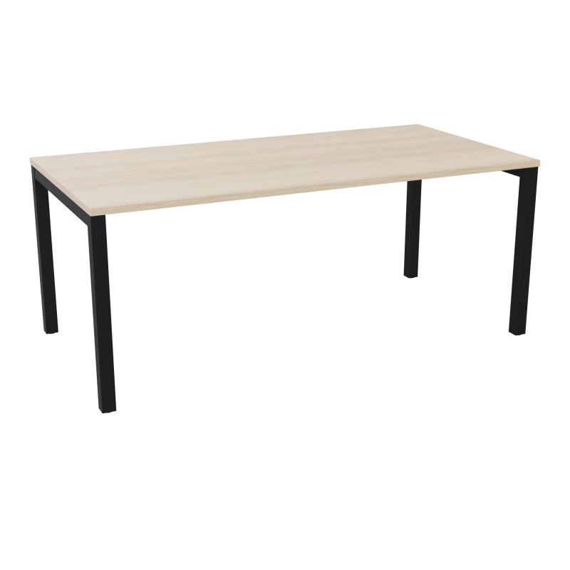 BUREAU ARIAL T RECT L180 P90EP25 PIED CARRE ARCHE FX RZ ZP