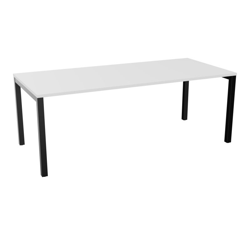 BUREAU ARIAL T RECT L200 P90EP25 PIED CARRE ARCHE FX MG SG