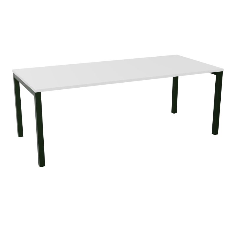 BUREAU ARIAL T RECT L200 P90EP25 PIED CARRE ARCHE FX MG ST