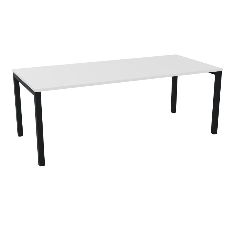 BUREAU ARIAL T RECT L200 P90EP25 PIED CARRE ARCHE FX MG ZP