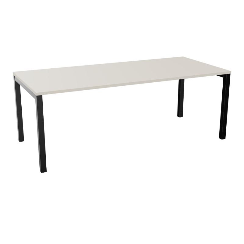 BUREAU ARIAL T RECT L200 P90EP25 PIED CARRE ARCHE FX N5 SG