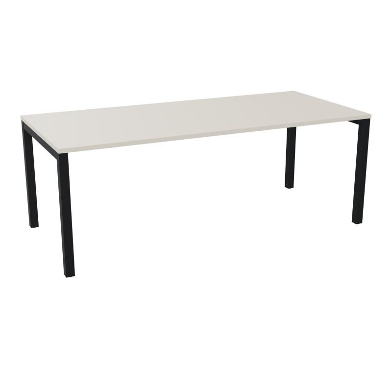 BUREAU ARIAL T RECT L200 P90EP25 PIED CARRE ARCHE FX N5 ZP