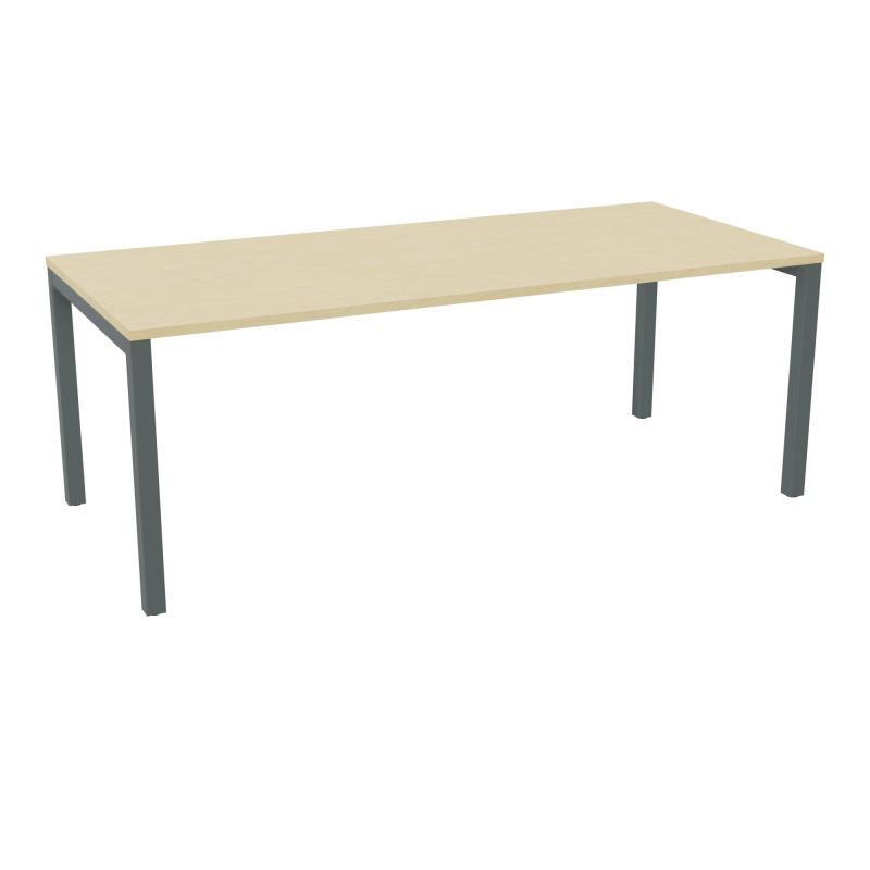 BUREAU ARIAL T RECT L200 P90EP25 PIED CARRE ARCHE FX N8 SU