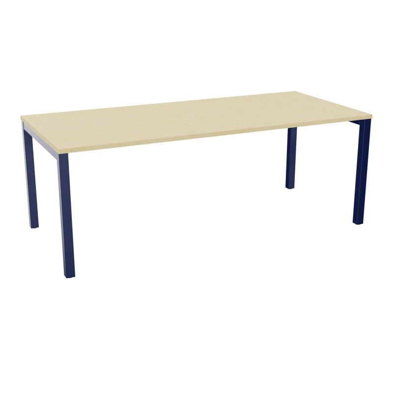 BUREAU ARIAL T RECT L200 P90EP25 PIED CARRE ARCHE FX N8 X4