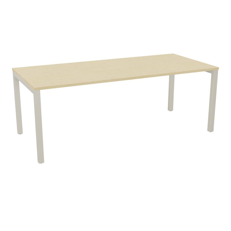 BUREAU ARIAL T RECT L200 P90EP25 PIED CARRE ARCHE FX N8 ZC