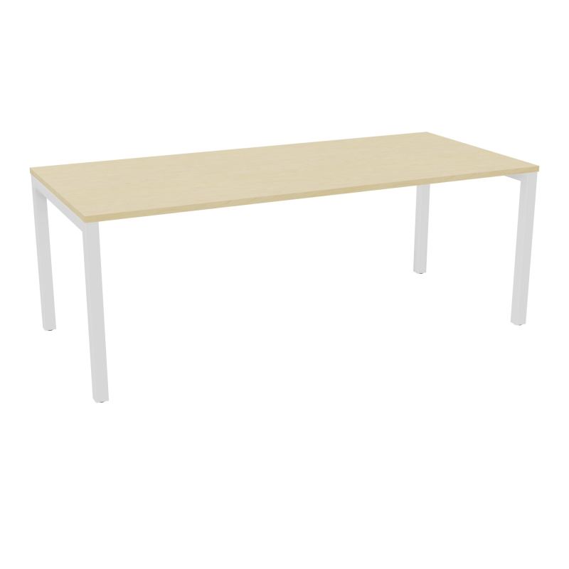 BUREAU ARIAL T RECT L200 P90EP25 PIED CARRE ARCHE FX N8 ZO