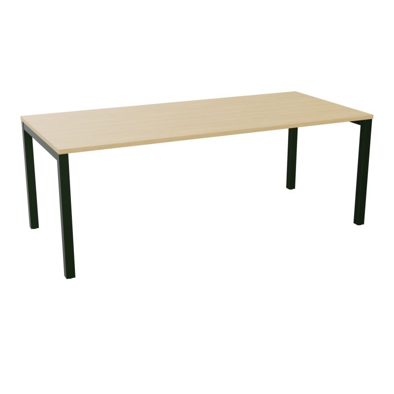 BUREAU ARIAL T RECT L200 P90EP25 PIED CARRE ARCHE FX  R1 ST