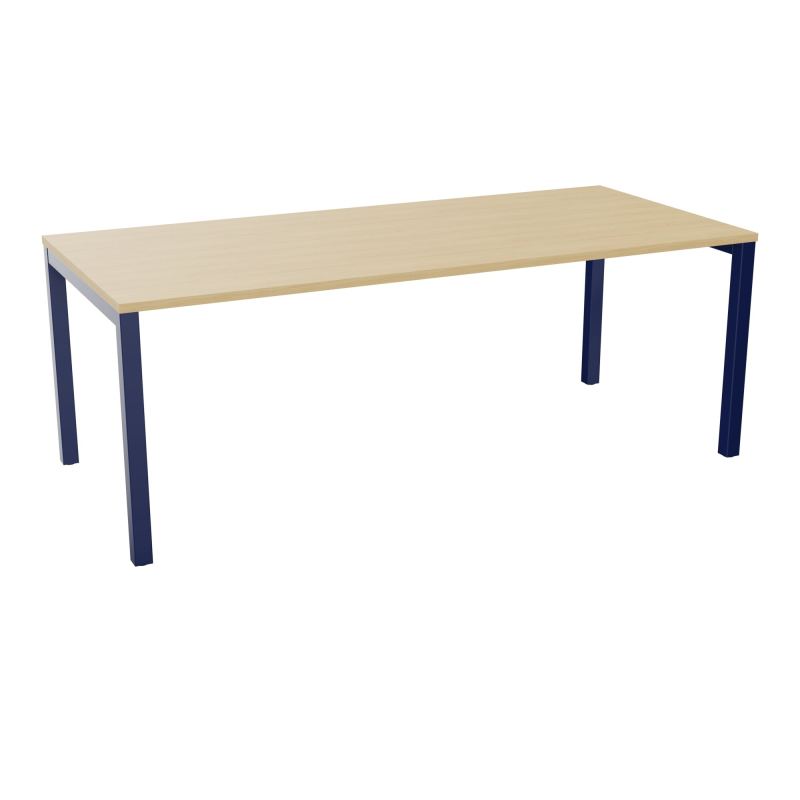 BUREAU ARIAL T RECT L200 P90EP25 PIED CARRE ARCHE FX  R1 X4