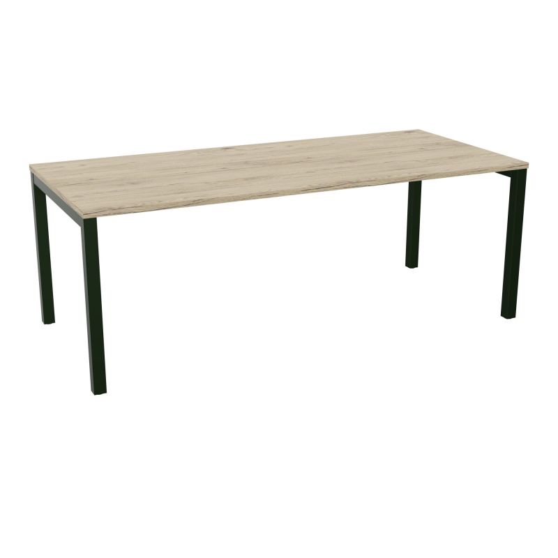 BUREAU ARIAL T RECT L200 P90EP25 PIED CARRE ARCHE FX R3 ST