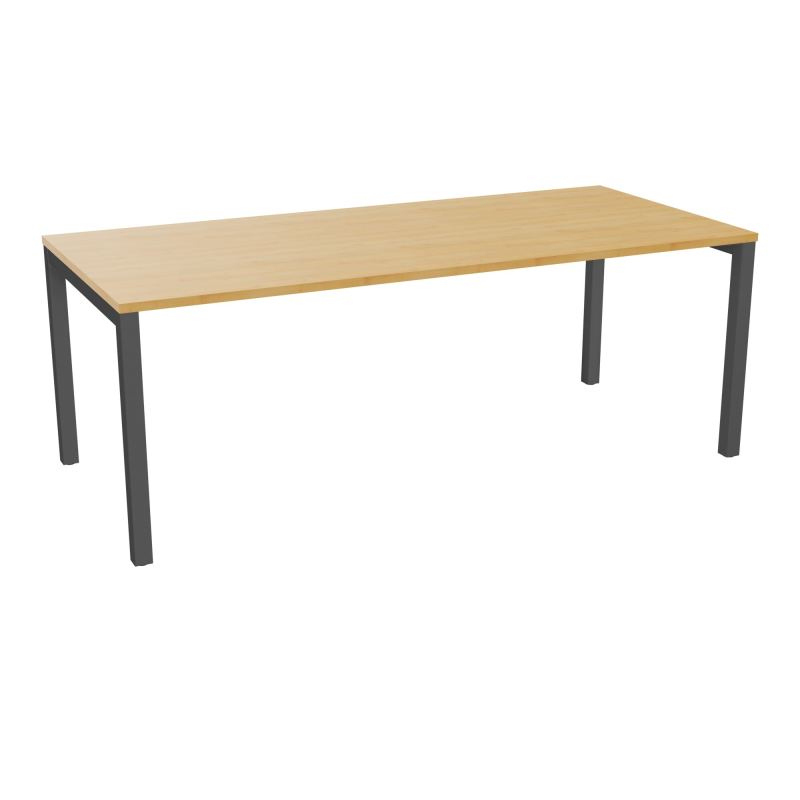 BUREAU ARIAL T RECT L200 P90EP25 PIED CARRE ARCHE FX  R5 SC