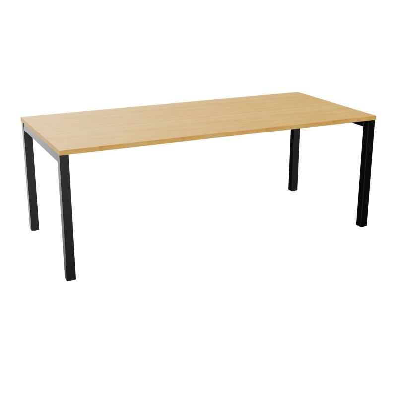 BUREAU ARIAL T RECT L200 P90EP25 PIED CARRE ARCHE FX  R5 SG